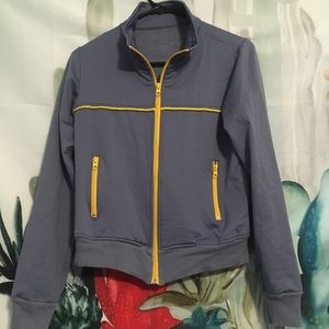 Zip up athletic jacket
